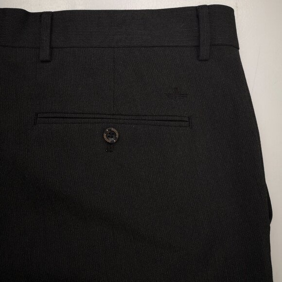 Dockers Men's Size 38/32 Charcoal Flat Front Straight Legs Dress Pants - Picture 11 of 14